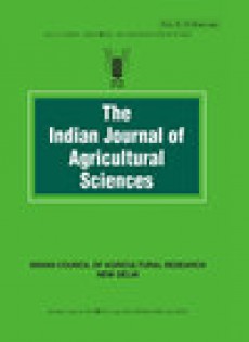Indian Journal Of Agricultural Sciences