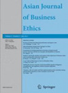 Asian Journal Of Business Ethics