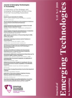 Journal Of Emerging Technologies In Accounting
