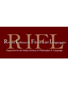 Rivista Italiana Di Filosofia Del Linguaggio