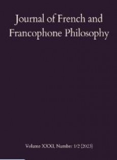 Journal Of French And Francophone Philosophy