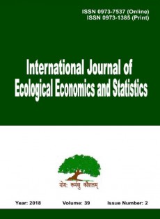 International Journal Of Ecological Economics & Statistics